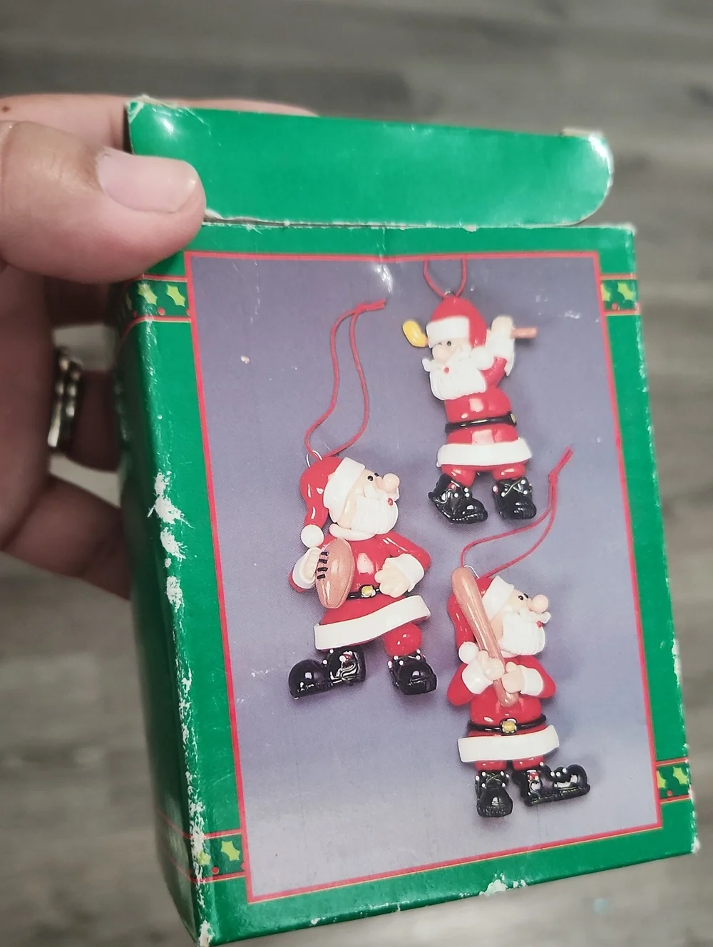 Christmas Santa Sports Ornaments
